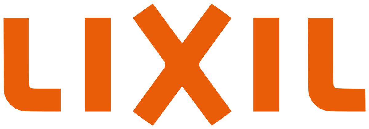 LIXIL logo with the word LIXIL in orange